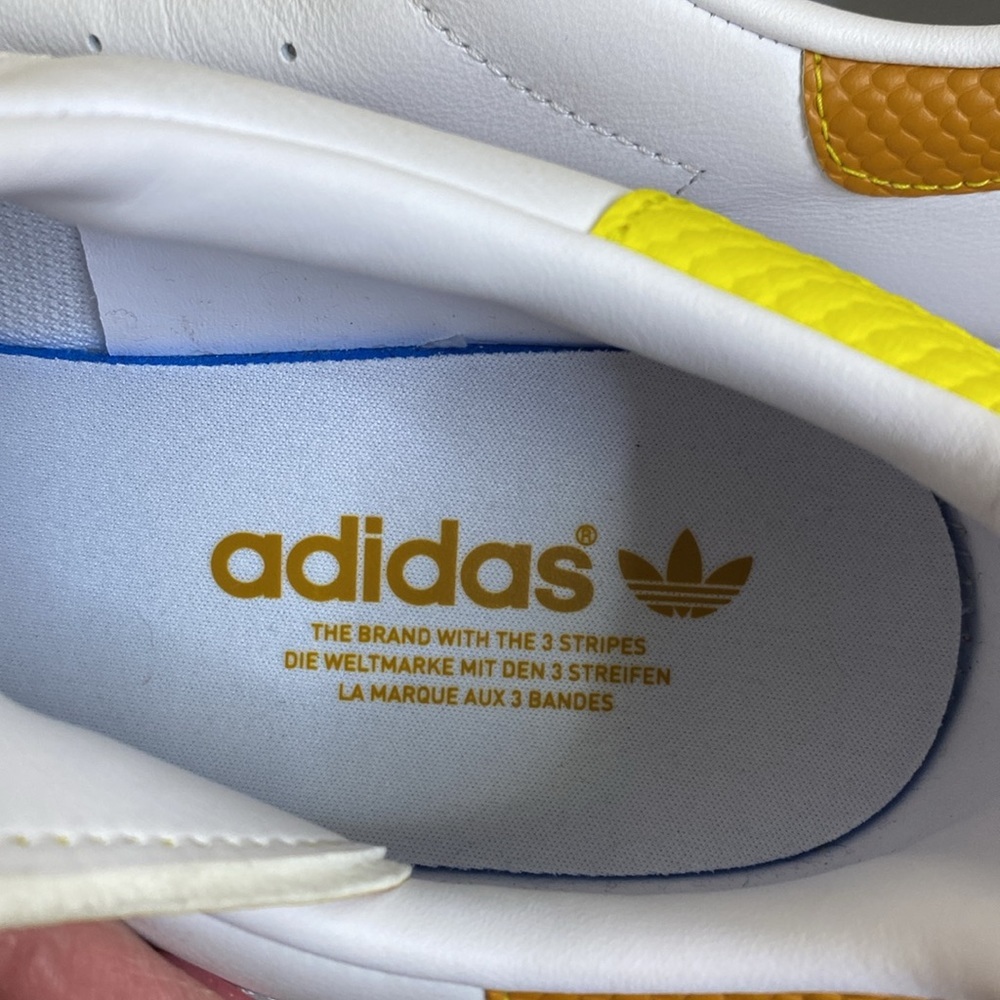 adidas Stan Smith Snakeskin Legacy Gold Men's 9.5 - Picture 13 of 15